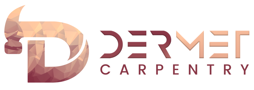 Colored Horizontal Dermet Carpentry Logo