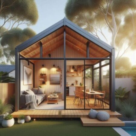 Granny flat showing an amazing living space.